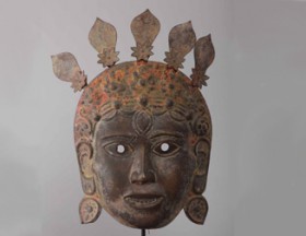 Masque-Newar--(Asie-Nepal)